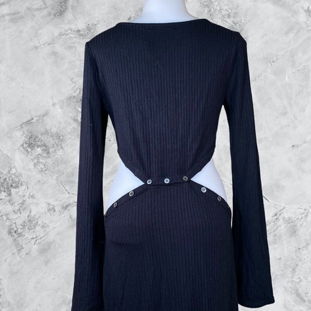 Lovers and Friends Jordy Knit Midi Dress - Black - Picture 8 of 10